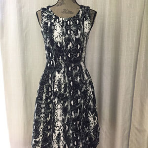 Calvin Klein Fit & Flare Scuba Dress Size 10